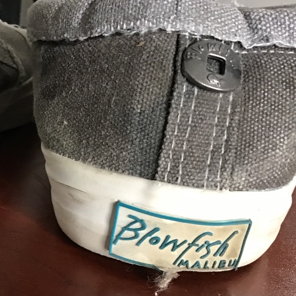 Blowfish Malibu Women’s Gray patchwork Design - Like New in size 8 1/2 - Picture 3 of 4